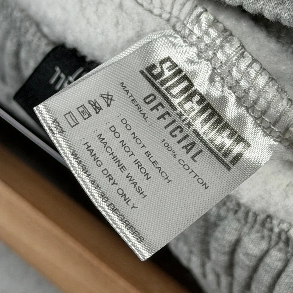 Sidemen Official XIX SDMN Gray Joggers Kids XL Zipper Pockets 100% Cotton